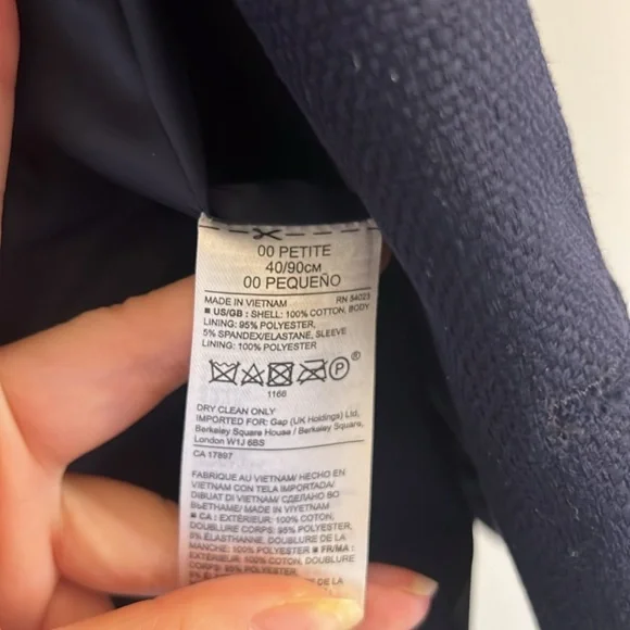 Navy blue Banana Republic blazer - Picture 6 of 9